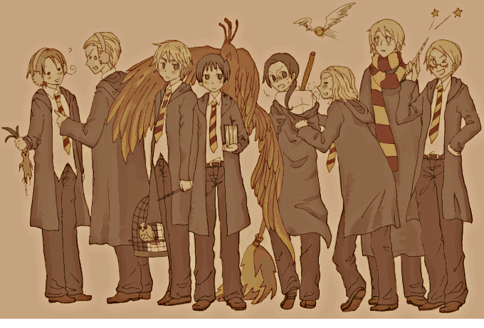 APH - Axis Powers Hogwart!