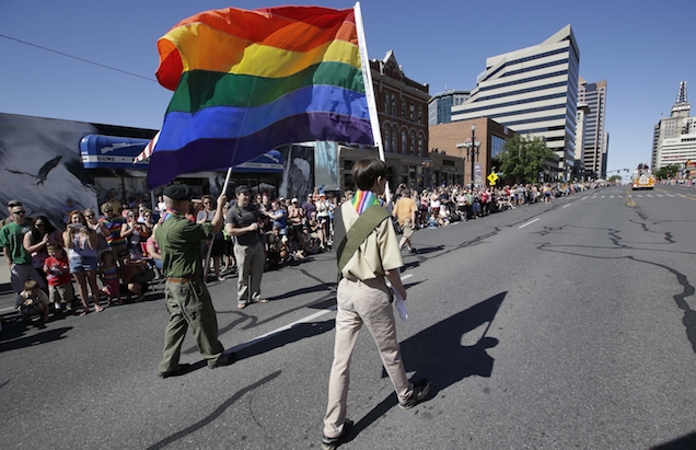 Boy Scouts of America votes in favor of allowing openly gay scout leaders for first time 1339271078405103174