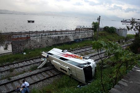 Tren raylarında şok görüntüler Fft15_mf220814