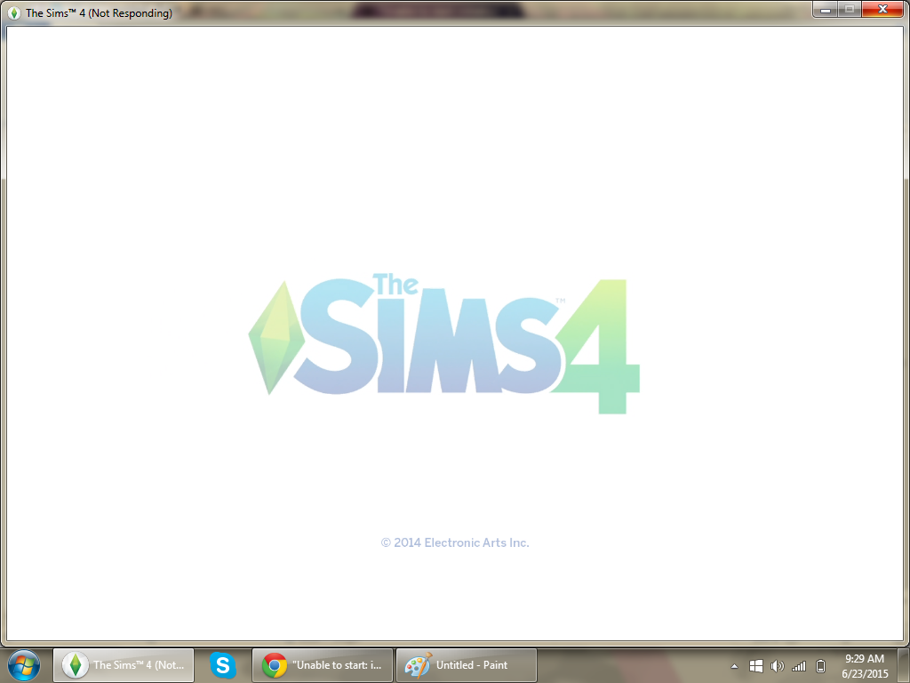 The Sims 4 (Not Responding) Pjzb