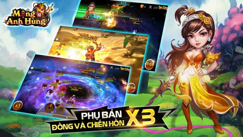 [GAME MOBILE Chibi 3D] - Mộng Anh Hùng 3D - Khai mở Server - THANH LONG- 19h ngày 28/10/2018! 44846010