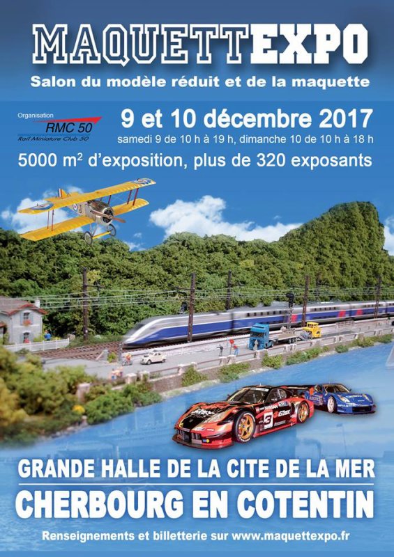 (12) - Décembre 2017 : 09 et 10 : Exposition de Modélisme à CHERBOURG 50100. 3277458032_1_3_7C5xnujN