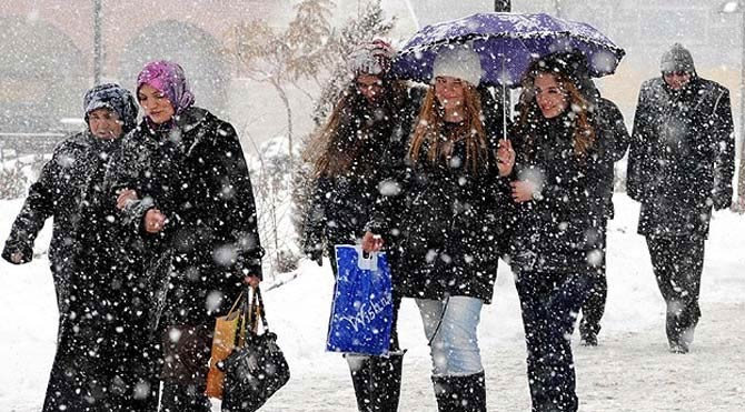 Meteoroloji Genel Müdürlüğü, bazı bölgeler için kar ve fırtına uyarısı yaptı. 67010