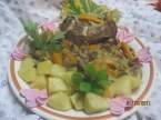 Boeuf boulli, carottes, oignon, champignons et pommes de terre Boeuf_bouilli_carottes_oignon_p_de_terre_oignons_016