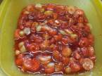 pain - confiture de fraises ,au mélange pain d'épice.photos. Confiture_de_fraises_rouges_et_blanches_au_melange_pain_d_epice_003