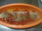 Filet de poisson. tomates. poivron. pâtes.anchois. + photos. Filet_de_poisson_tomates_poivron_p_tes_anchois_micro_ondes_008