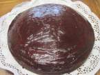 gâteau  chocolat  au coulis de framboises.photos. Gateau_chocolat_au_coulis_de_framboises_015