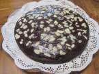 gâteau  chocolat  au coulis de framboises.photos. Gateau_chocolat_au_coulis_de_framboises_016