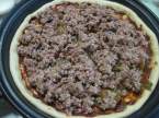 pizza - pizza à la viande  hachée et oignon.photos. Pizza_a_la_viande_hachee_et_oignon_008