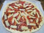 pizza au jambon cru et bambou,mozzarella. photos. Pizza_au_jambon_cru_et_tranches_de_bambou_016