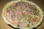 quiche aux légumes au dés de jambon.photos. Quiche_aux_legumes_et_des_de_jambon_010