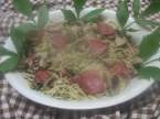 Spaghettis aux légumes et salami.+ photos. Spaghettis_aux_lgumes_et_salami_011