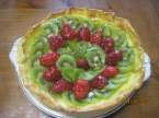 Tarte aux fraises, kiwis et crème pâtissière.photos. Tarte_aux_fraises_et_kiwis_creme_patissiere_024