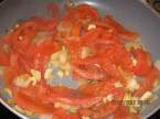 tortilla,poivrons,dinde,sauce tomates.photos. Tortilla_aux_poivrons_et_poulet_sauce_tomate_gratinee_012