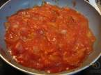 tortilla,poivrons,dinde,sauce tomates.photos. Tortilla_aux_poivrons_et_poulet_sauce_tomate_gratinee_014