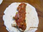 tortilla,poivrons,dinde,sauce tomate,photos. Tortilla_aux_poivrons_et_poulet_sauce_tomate_gratinee_029