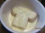 BRIOCHE - tranches de brioche sur une ile de crème Anglaise.photos. Tranches_de_brioche_sur_une_ile_de_creme_anglaise_012