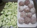 Boulettes de viande aux dés de courgette.photos. Boulettes_de_viande_aux_des_de_courgette_003