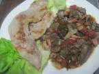 Escalopes de jambon aux champignons pleurotes.+ photos. Escalopes_de_jambon_aux_champignons_pleurotes_009