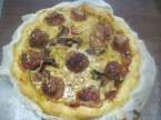 Saucisse de Toulouse et sa tarte de légumes du soleil.photos. Quiche_aux_lgumes_du_sud_et_saucisse_de_toulouse_016