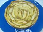 tarte aux pommes sur une compotée de pommes.photos. Tarte_aux_pommes_sur_une_compote_de_pommes_001