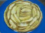 tarte aux pommes sur une compotée de pommes.photos. Tarte_aux_pommes_sur_une_compote_de_pommes_010