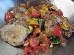 Steaks de porc aux légumes du soleil.+ photos. Tournedos_de_porc_aux_lgumes_du_soleil_015