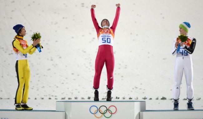 Are You Watching the 2014 Winter Olympics? Stoch_podium_rece_afp022014_650