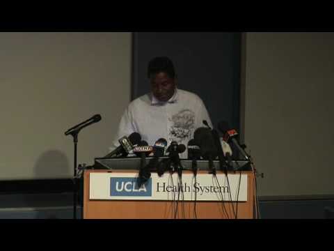 Jermaine´s Press Conference at the UCLA 0