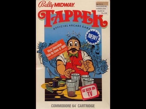 tapper le jeu d'arcade sur c64 cartouche, a 30 dollars  0