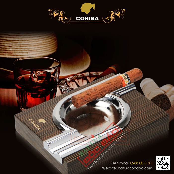 5 mẫu gạt tàn xì gà Cohiba, Lubinski chính hãng 2 điếu (bán toàn quốc) 1450671669-gat-tan-cigar-cohiba-gat-tan-xi-ga-cohiba-g233-1