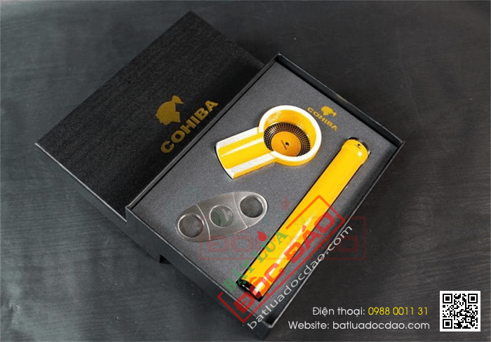 Ảnh và giá 7 sét dao cắt, ống đựng, gạt tàn Cohiba, Lubinski 1451903594-set-gat-tan-xi-ga-ong-dung-xi-ga-dao-cat-xi-ga-cohiba-hb-t300-1