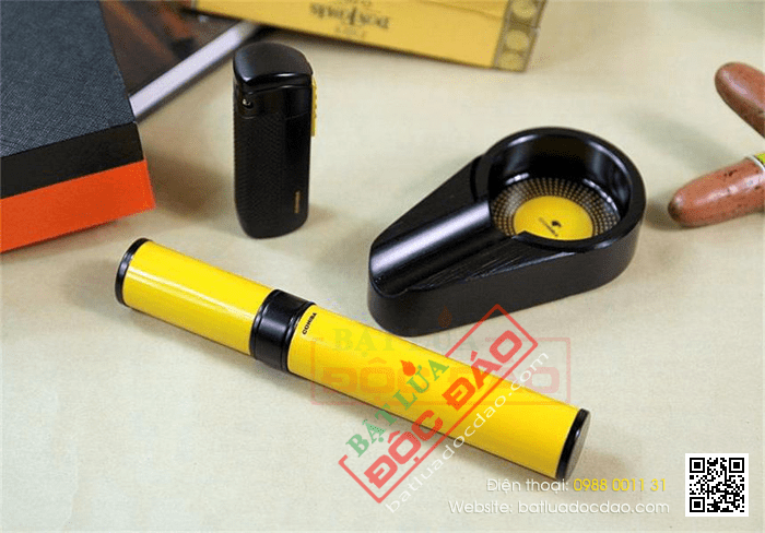 Phụ kiện xì gà T308 set 3 món: bật lửa, gạt tàn, ống đựng 1451915316-set-gat-tan-xi-ga-ong-dung-xi-ga-bat-lua-hut-xi-ga-cohiba-hb-t308-1