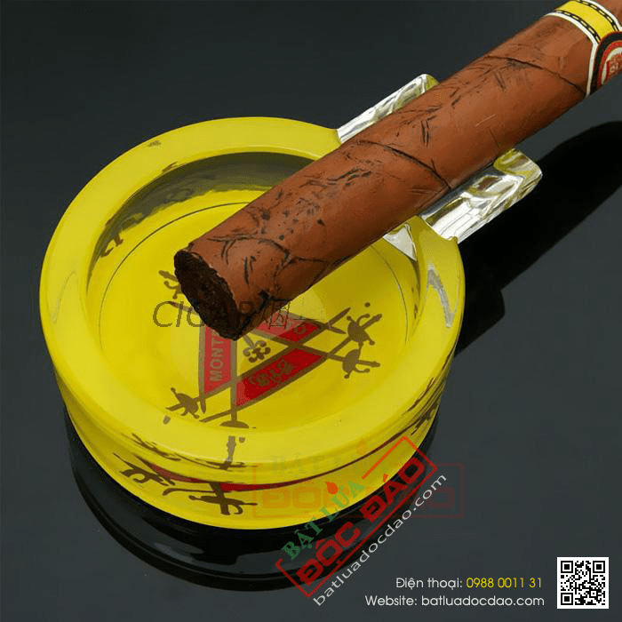 Gạt tàn xì gà loại 2 điếu bằng thủy tinh chính hãng Cohiba 1463102618-gat-tan-xi-ga-cohiba-gat-tan-cigar-cohiba-phu-kien-cigar-cohiba-g133c-01