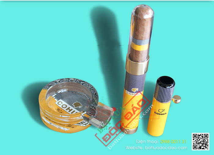 Set bật lửa, gạt tàn, ống đựng xì gà Cohiba T17 làm quà tặng ý nghĩa 1463454544-set-bat-lua-kho-hut-xi-ga-cigar-gat-tan-xi-ga-cigar-ong-dung-xi-ga-cigar-phu-kien-xi-ga-cigar-cohiba-t17-2