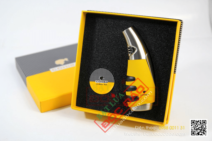 Phụ kiện xì gà: Bật lửa Cohiba COB956 thiết kế độc 1465270072-bat-lua-cigar-bat-lua-kho-hut-xi-ga-hop-quet-cigar-xi-ga-cohiba-cob-956-7