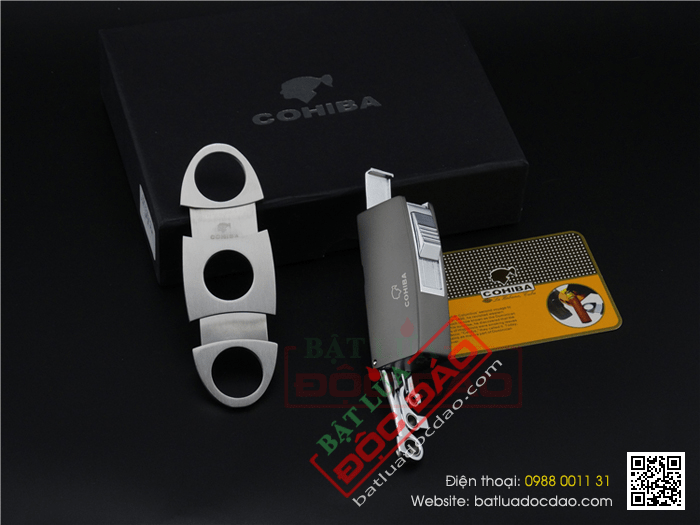 Set phụ kiện xì gà Cohiba T01: dao cắt xì gà, bật lửa xì gà 1473994854-set-bat-lua-hut-xi-ga-dao-cat-xi-ga-bat-lua-cigar-dao-cat-cigar-2