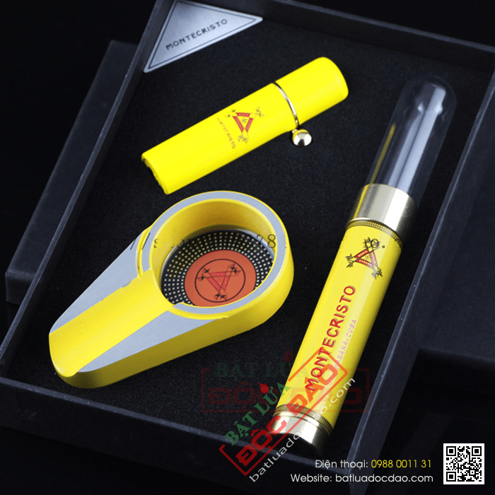 Set gạt tàn, bật lửa, ống đựng xì gà Cohiba T24 chính hãng 1474248134-bat-lua-kho-xi-ga-gat-tan-xi-ga-ong-dung-xi-ga-phu-kien-xi-ga-1