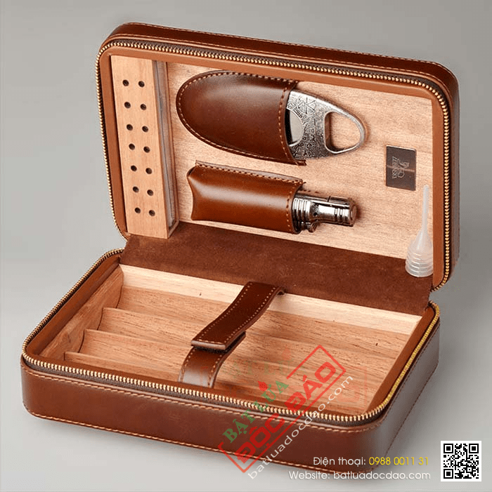 Set 3 món bật lửa, dao cắt, hộp đựng xì gà cao cấp Lubinski S003 1511338145-hop-dung-xi-ga-dao-cat-xi-ga-bat-lua-hut-xi-ga-s003-8