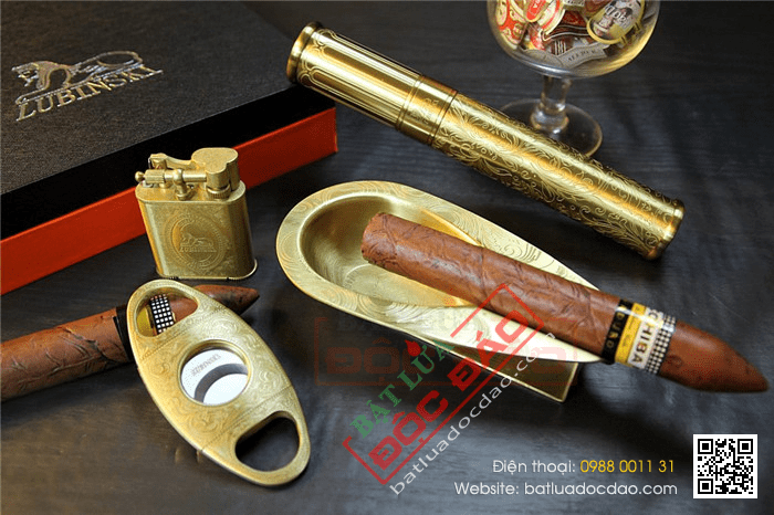 Phụ kiện xì gà Cohiba cao cấp, quà tặng sếp (giá ưu đãi) 1516263853-set-dao-cat-bat-lua-gat-tan-ong-dung-xi-ga-lubinski-2