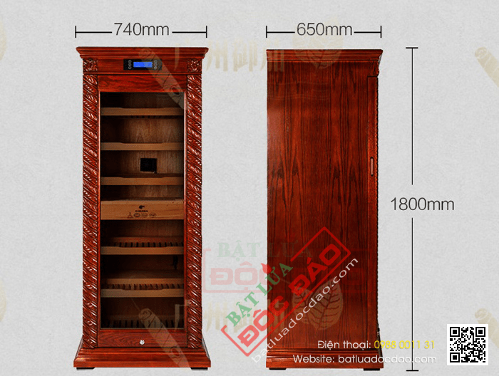 Hình ảnh và giá tủ xì gà cắm điện Lubinski CH18 (7 tầng) 1533634167-tu-dien-bao-quan-xi-ga-cigar-cohiba