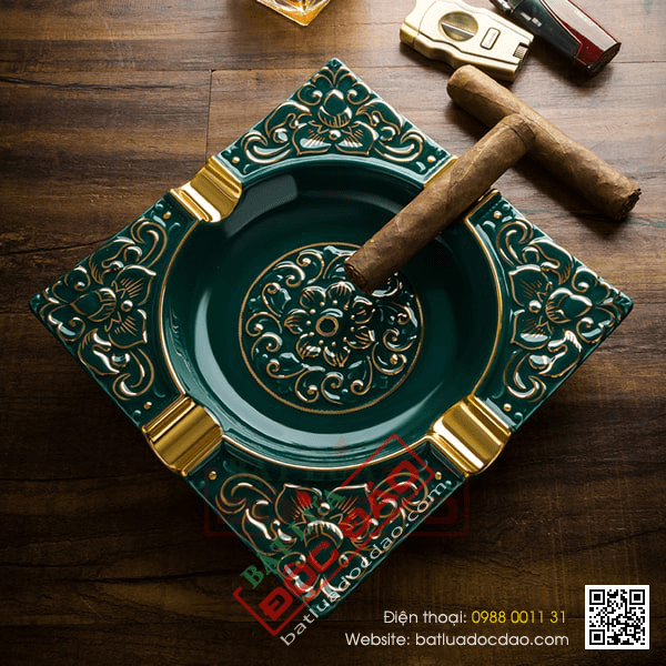 Diễn đàn rao vặt: Quà tặng sếp nam sang trọng: gạt tàn xì gà Lubinski A208 1654588717-gat-tan-cigar-tphcm