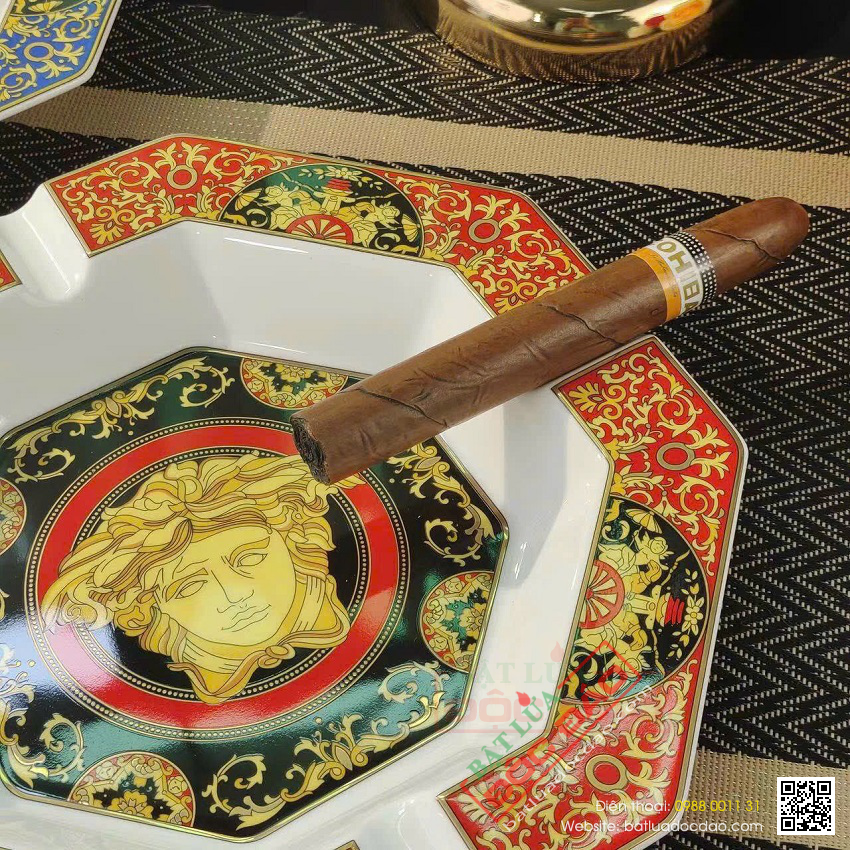 Diễn đàn rao vặt: Gạt tàn cigar Vesace quà biếu tặng tết sếp nam: 4 điếu, gốm sứ 1700726537-gat-tan-xi-ga-gom-su-versace-4-dieu