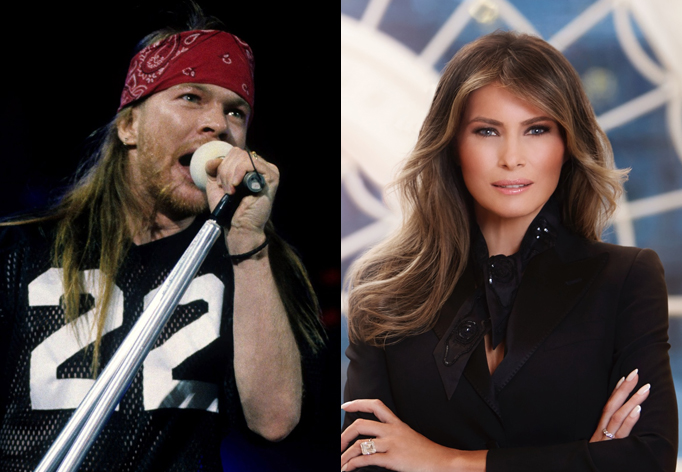 Axl Rose Afirmó que Melania Trump fue Prostituta. 1-20