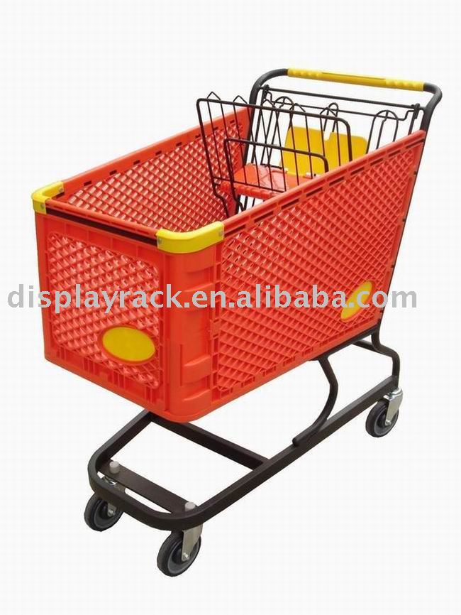 adaptarse o morir 180l_de_pl_stico_del_supermercado_carro_de_compras_carro