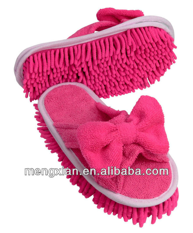 Rincez vous votre sol lorsque vous le lavé ? Women_microfiber_floor_mop_chenille_cleaning_slipper