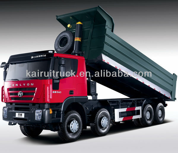 hongyan iveco kingkan truck Hongyan_iveco_Genlyon_6_4_Dump_Truck