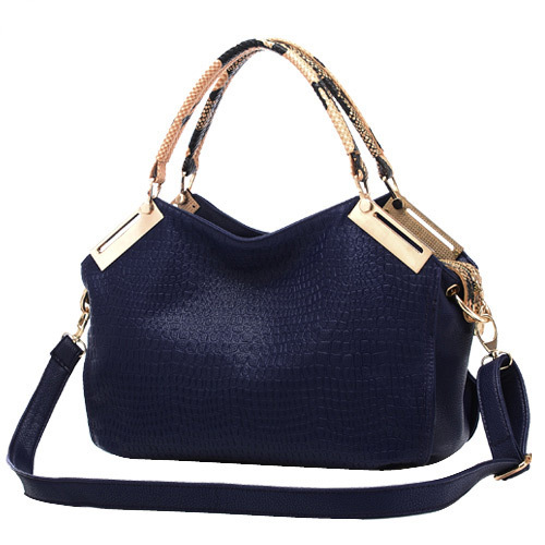  '' شُنَط ... '' Free-Shipping-Grace-Fashion-Women-PU-Leather-Bags-Stone-Grain-Handbags-Classic-Lady-Crocodile-Shoulder-Bags