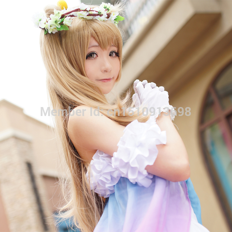 كوسبلاي مينامي كوتوري , راائعة جدا Anime-party-wigs-Love-Live-Minami-Kotori-Cosplay-Wig-Linen-Straight-Long-80cm-Hair-50cm-Ponytail