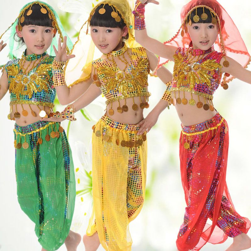 عشرة امور من الهند Child-font-b-indian-b-font-dance-clothes-infant-national-dance-costume-font-b-female-b